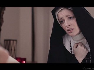 Profligate freira Mona Wales está in a second para comer boceta molhada adequadamente à noite