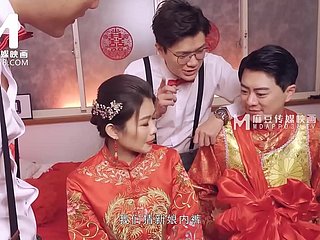 Modelmedia Asya-Lewd Düğün Sahnesi Liang Yun Fei-MD-0232 En İyi Orijinal Asya Porno Integument